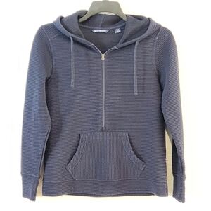 Cutter & Buck Navy Women's Coastal Half-Zip Hoodie Size S/P Casual‎
